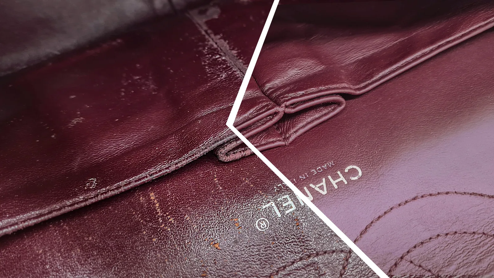 Chanel lining — Interior surface restoration
