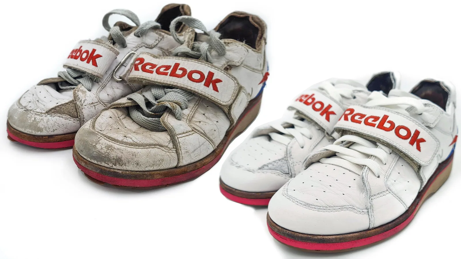 Reebok sneakers — Leather cleaning and recolouring
